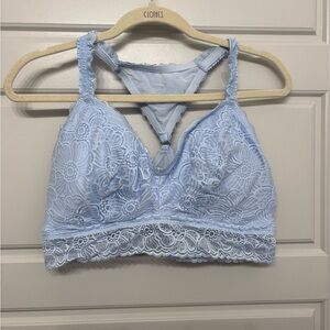 Aerie Sky Blue Lace Bralette